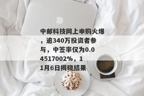 【中邮科技】343万投资者争抢，网上中签率仅0.045%！